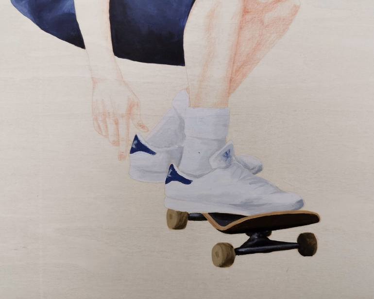 Original Minimalism Sport Painting by Marc G Ballve