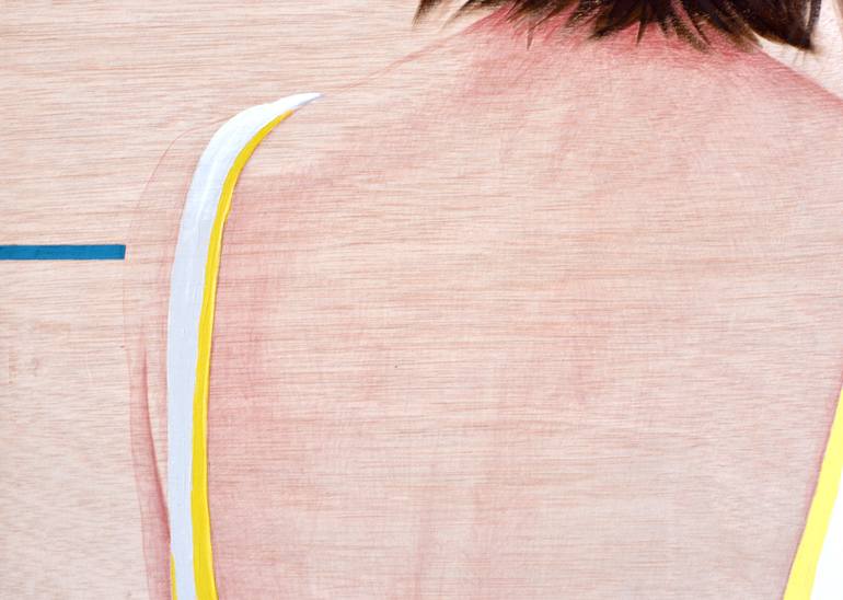 Original Figurative Beach Painting by Marc G Ballve