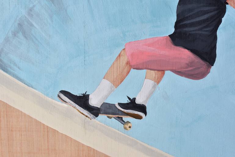Original Figurative Sports Painting by Marc G Ballve