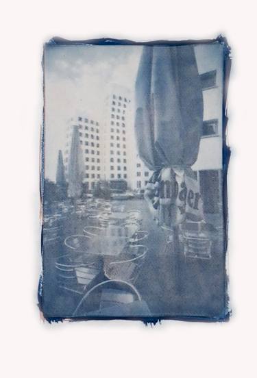 forlorn place in the city - cyanotype thumb