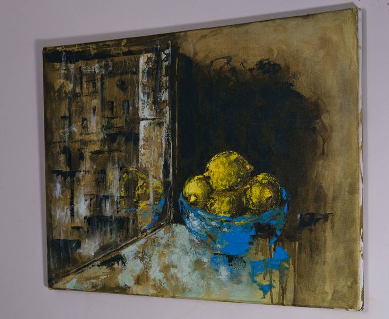 Original Expressionism Still Life Painting by Ela Yilmaz