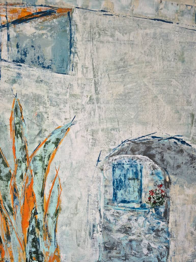 Original Contemporary Architecture Painting by Ela Yilmaz
