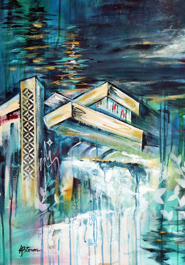 Original Architecture Mixed Media by Angela Bisson