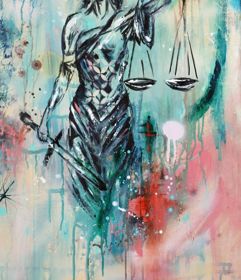Original Abstract Expressionism Abstract Mixed Media by Angela Bisson