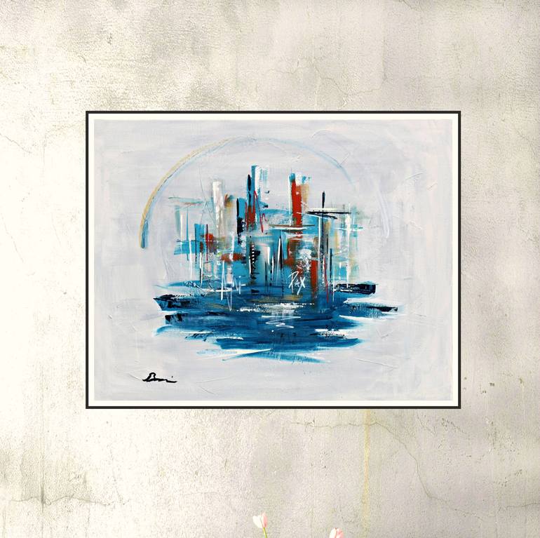 Original Other Abstract Painting by Angela Bisson