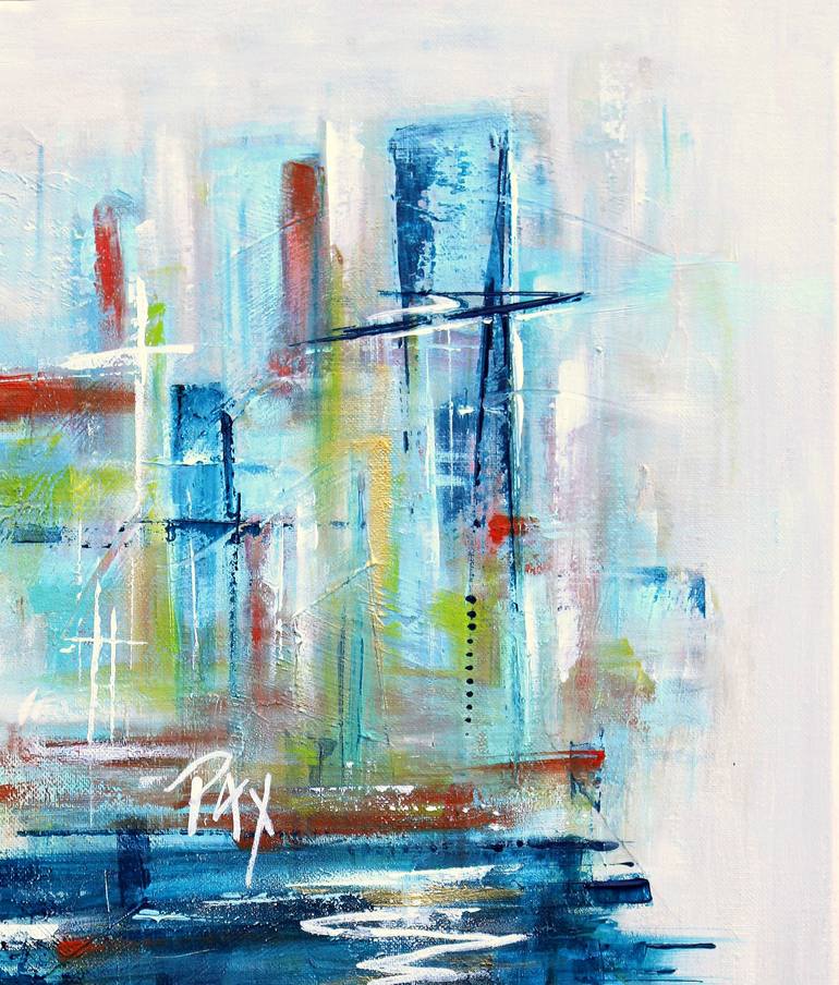 Original Abstract Painting by Angela Bisson