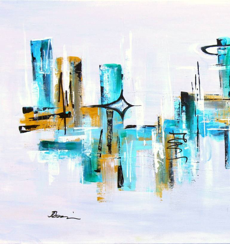 Original Abstract Painting by Angela Bisson