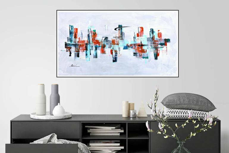 Original Abstract Painting by Angela Bisson