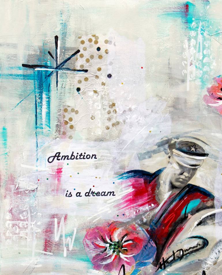 Original Abstract Pop Culture/Celebrity Painting by Angela Bisson