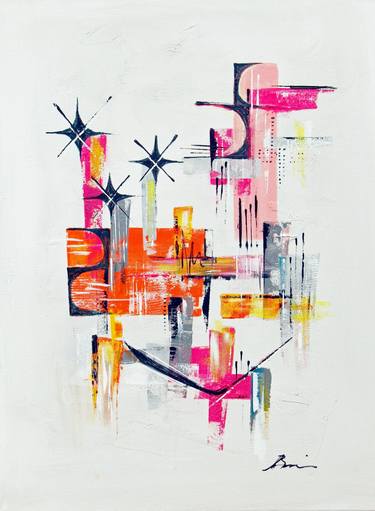 Original Abstract Paintings by Angela Bisson