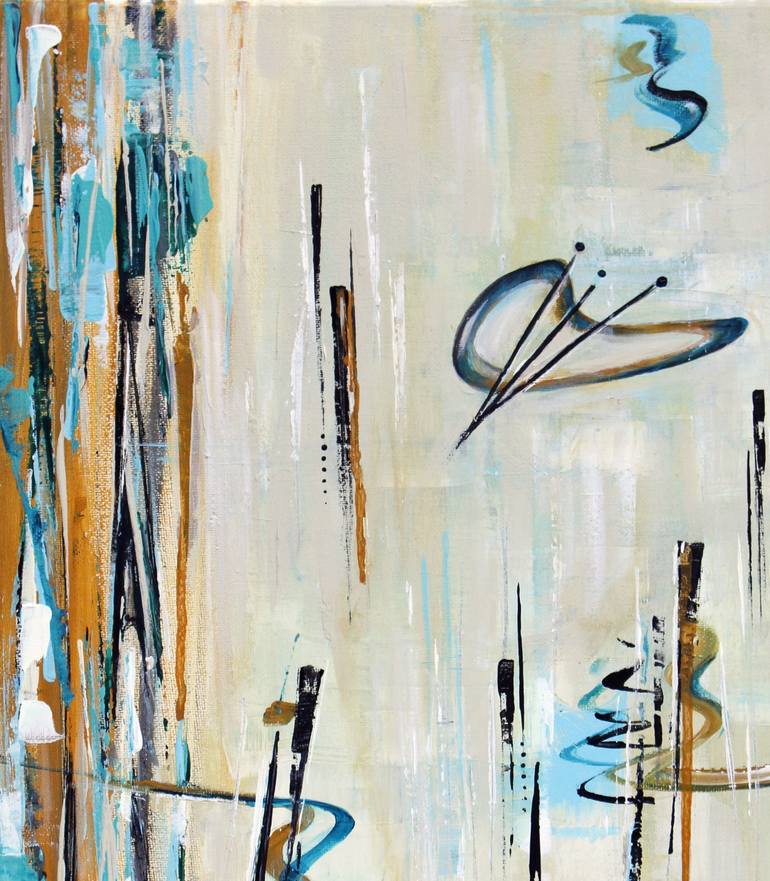 Original Other Abstract Painting by Angela Bisson