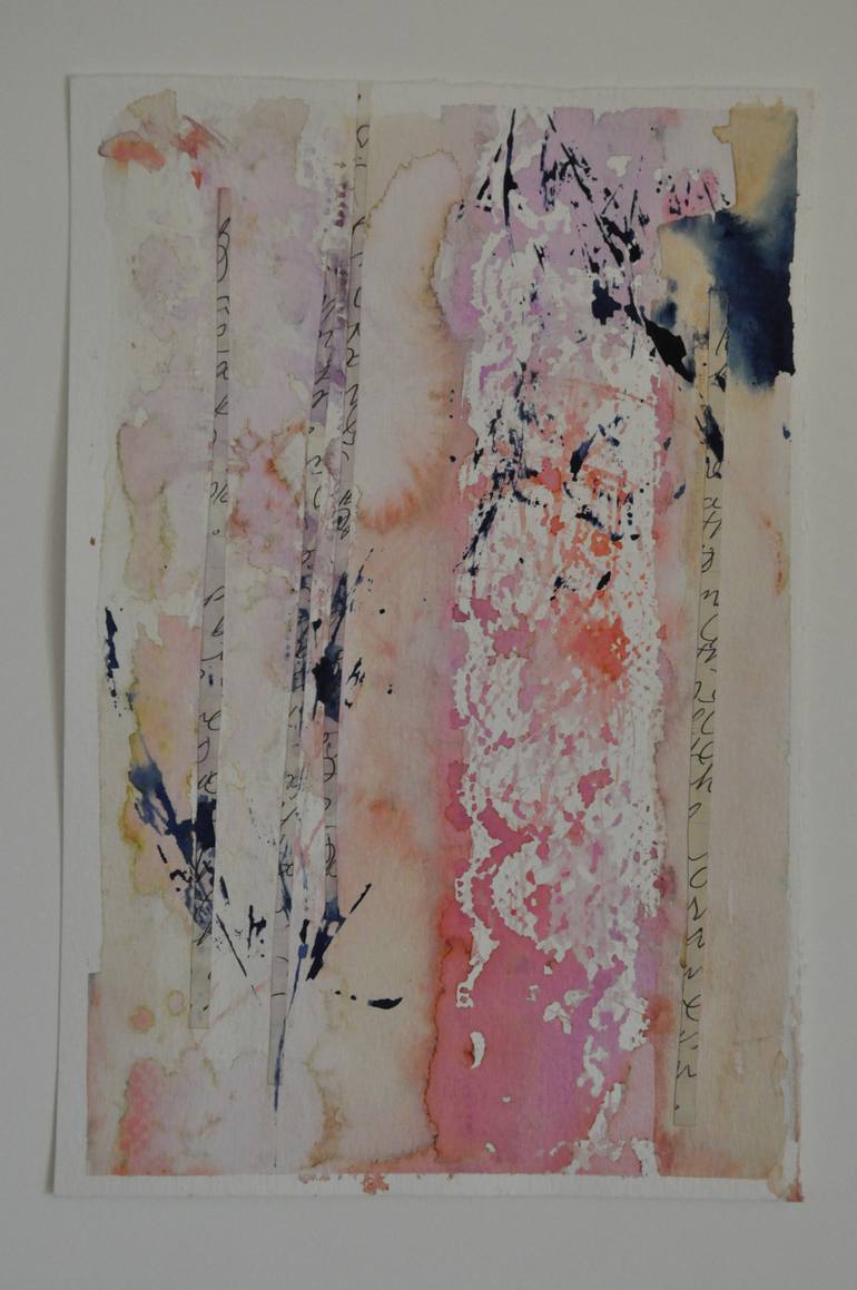 Original Abstract Collage by Jennifer Wojinski