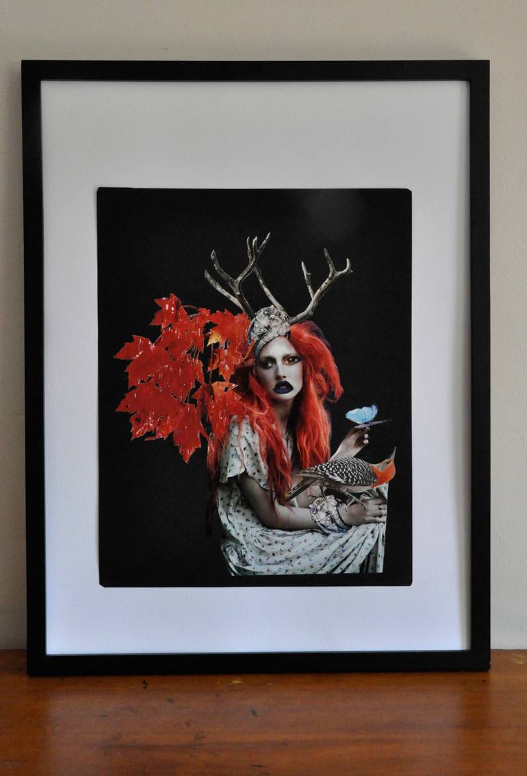 Original Portraiture People Collage by Jennifer Wojinski