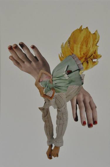 Original Abstract Collage by Jennifer Wojinski