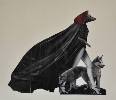Original Surrealism Women Collage by Jennifer Wojinski