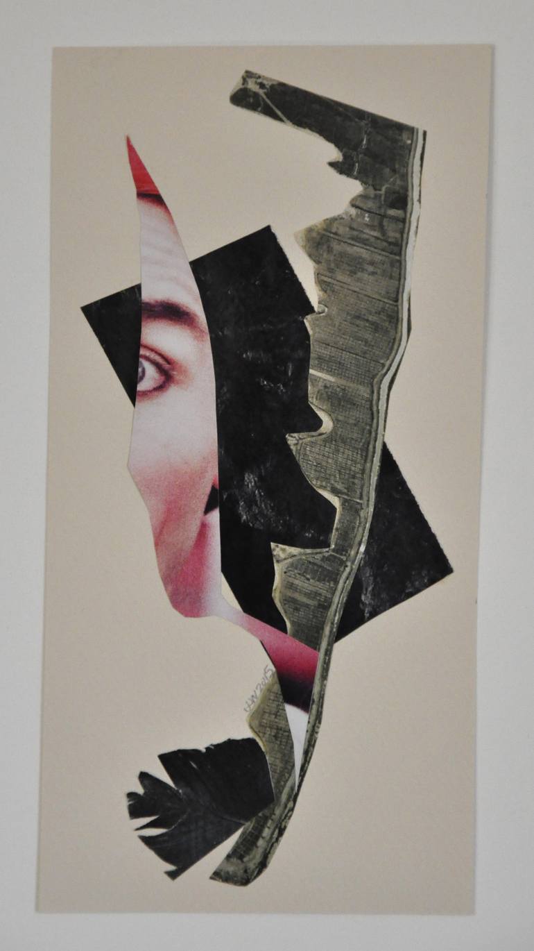 Original Abstract Collage by Jennifer Wojinski