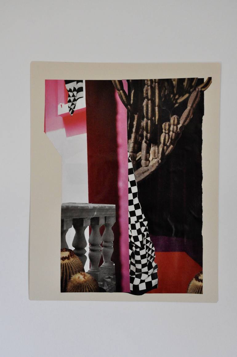Original Abstract Collage by Jennifer Wojinski