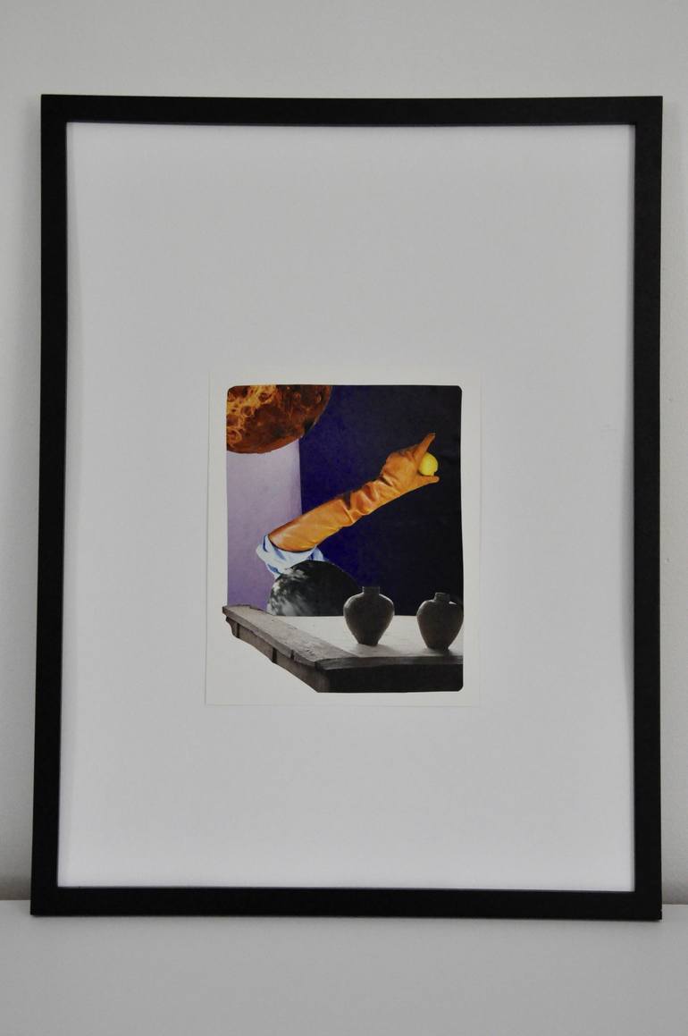 Original Dada Abstract Collage by Jennifer Wojinski