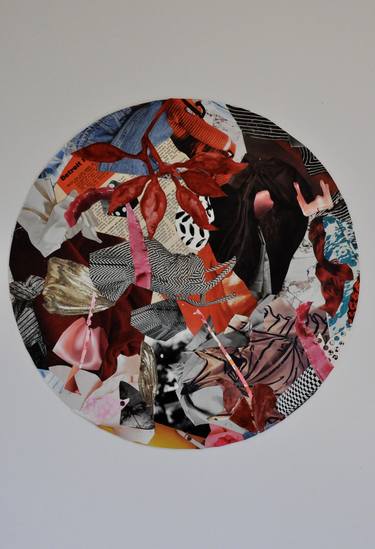 Original Conceptual Abstract Collage by Jennifer Wojinski