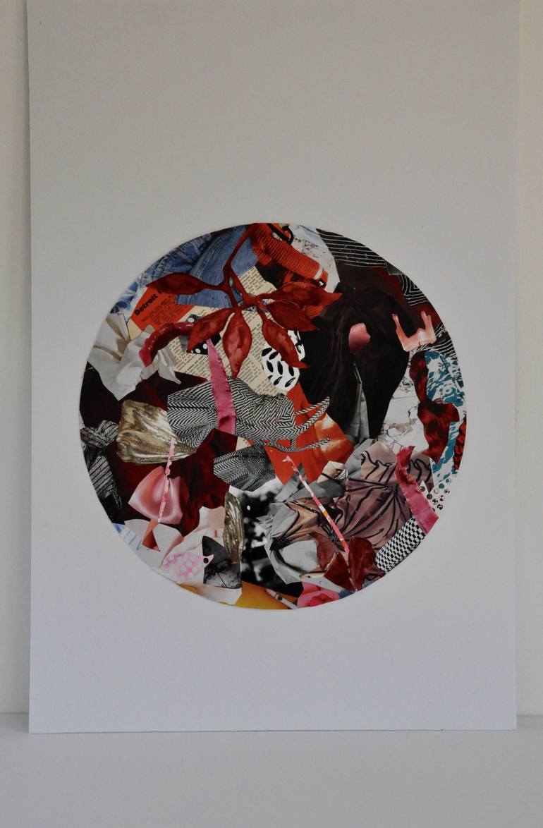 Original Conceptual Abstract Collage by Jennifer Wojinski