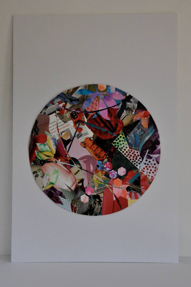 Original Conceptual Abstract Collage by Jennifer Wojinski