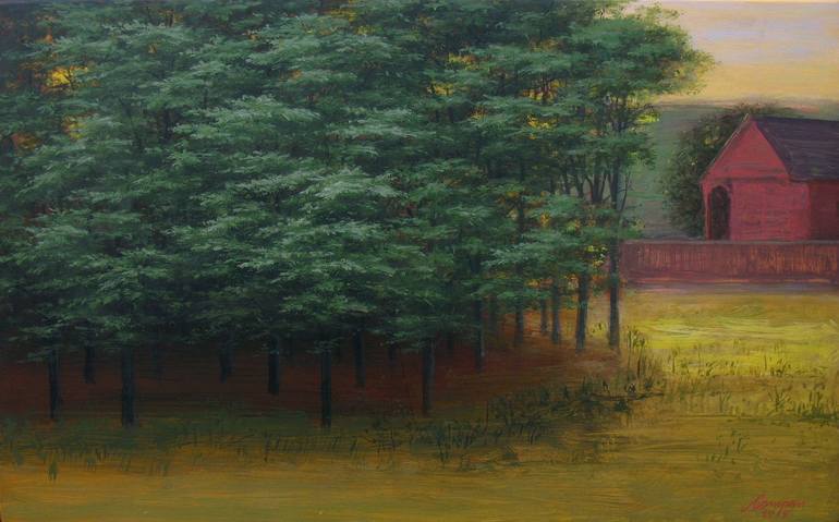 Original Figurative Landscape Painting by Andrei Campan