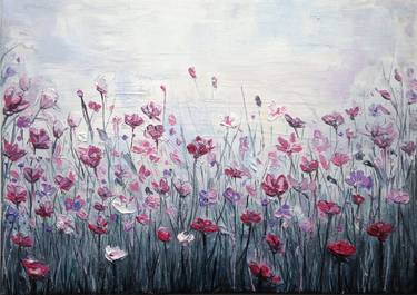 Print of Floral Paintings by Leysan Khasan