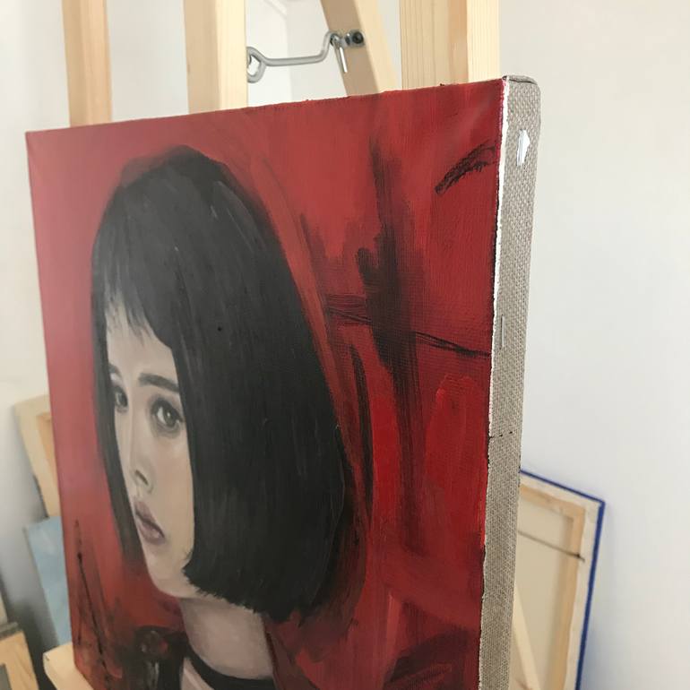 Original Art Deco People Painting by Leysan Khasan