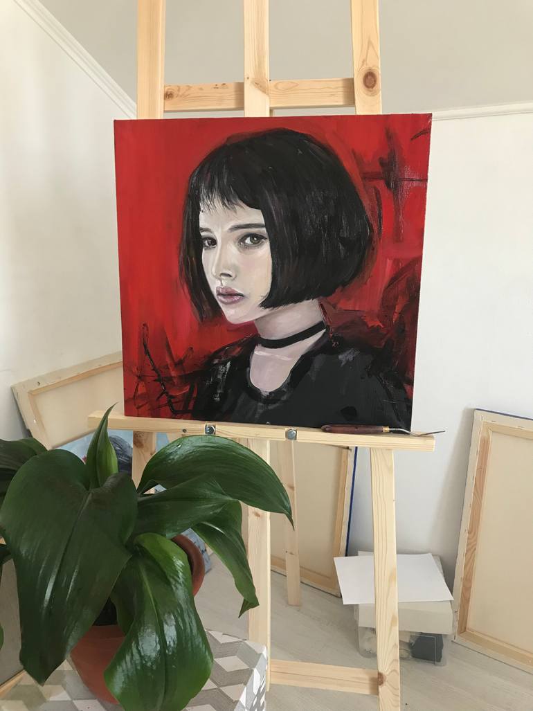 Original Art Deco People Painting by Leysan Khasan