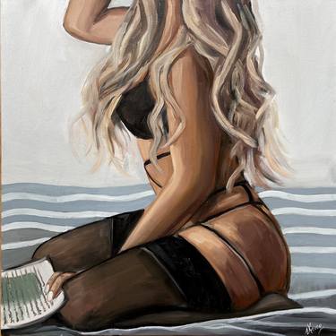 Print of Nude Paintings by Leysan Khasan