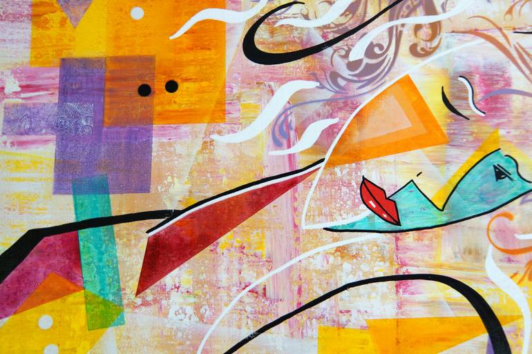 Original Abstract Women Painting by Tropel Art