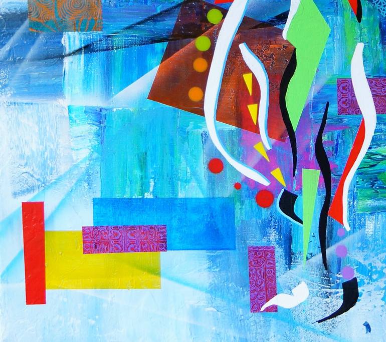 Original Expressionism People Painting by Tropel Art