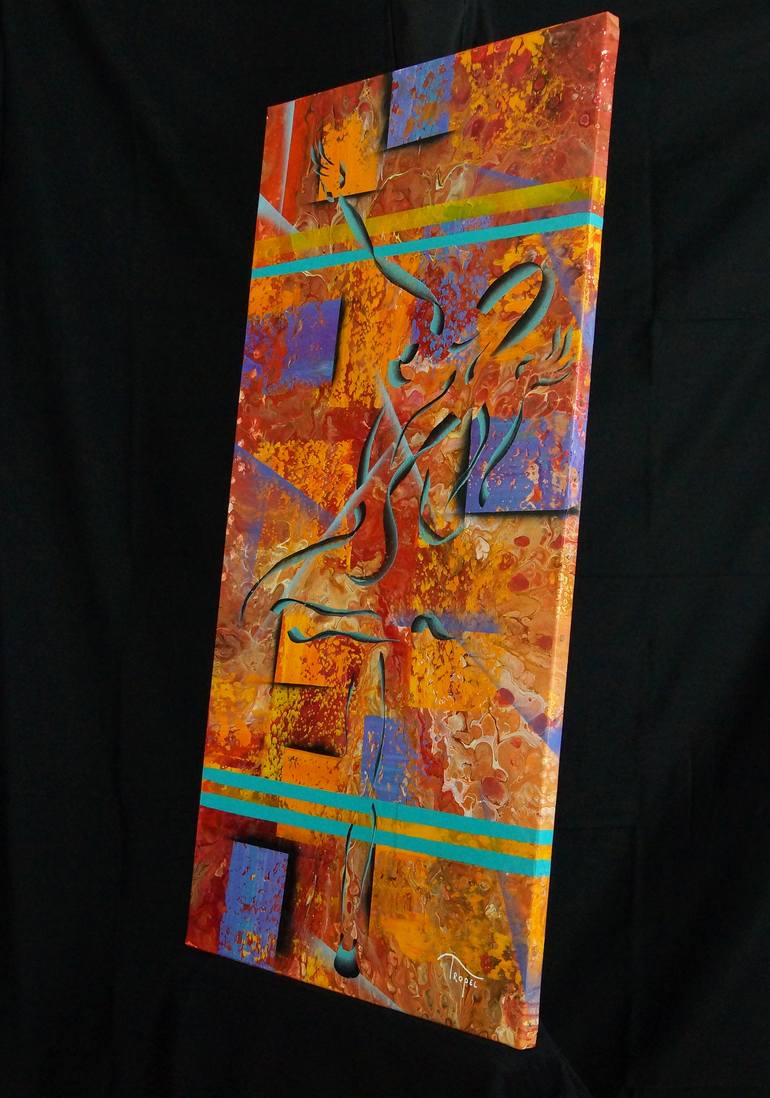 Original Expressionism Body Painting by Tropel art