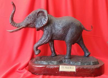 Original Fine Art Animal Sculpture by Kobus Hattingh