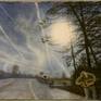 This is the watercolor, &quot;Vapor Trails (der Leierman)&quot;.