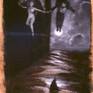"Double Indemnity," 1999, oil on wood, 17 x 13 inches (private collection)