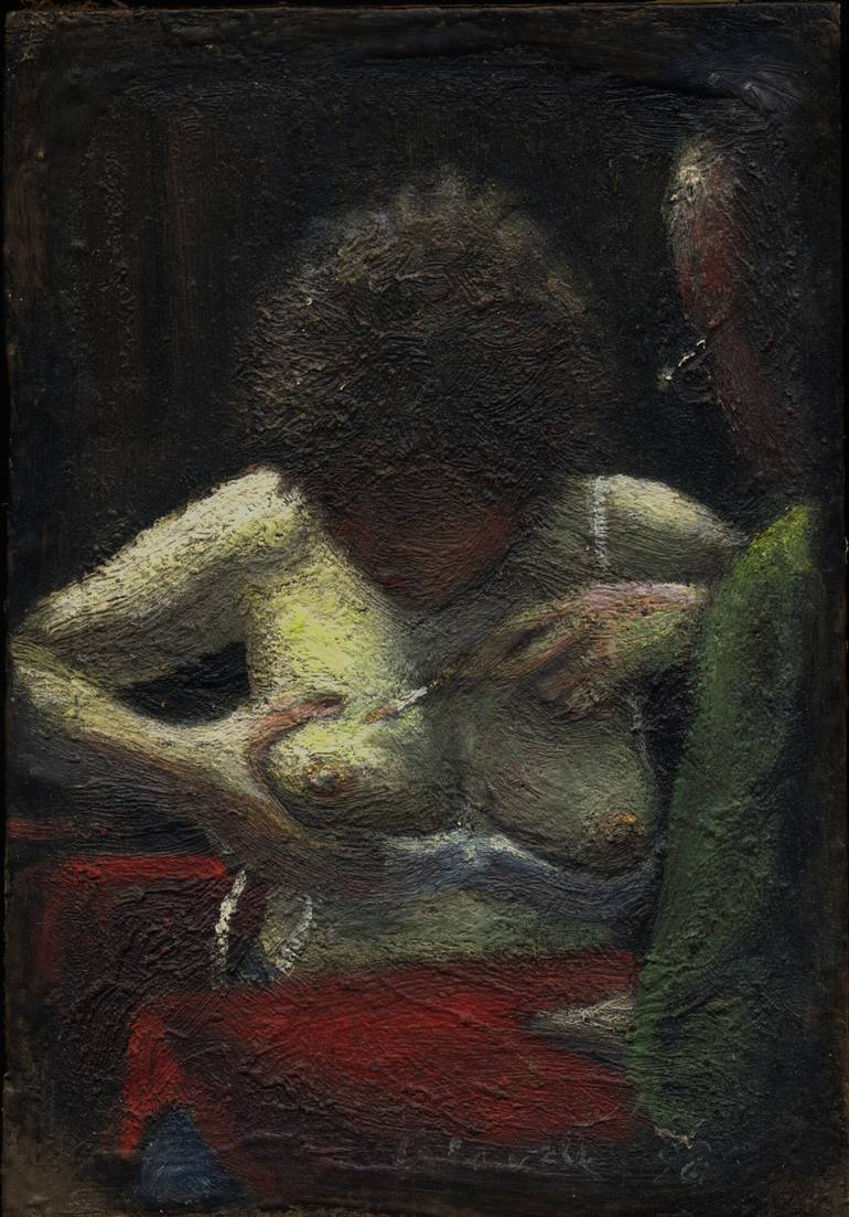 Original Figurative Nude Printmaking by Warren Criswell