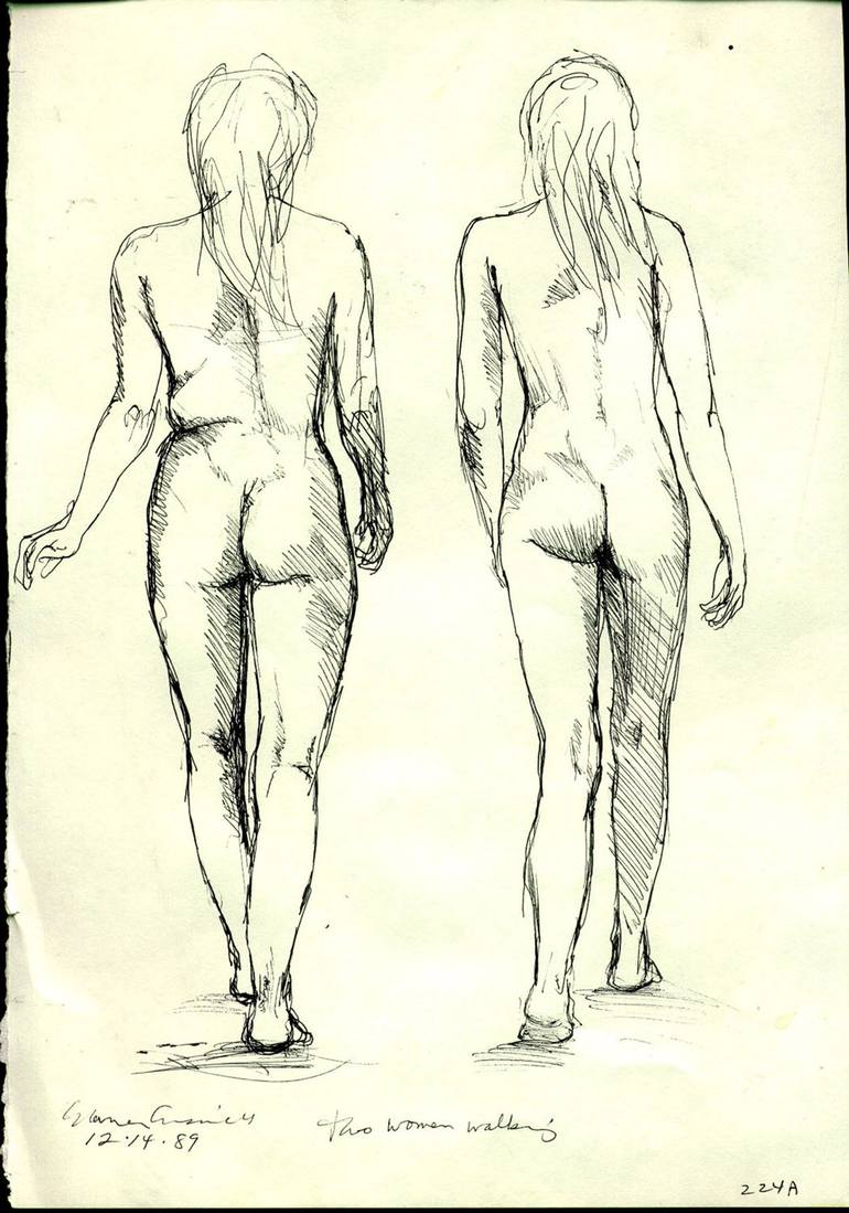Original Figurative Nude Printmaking by Warren Criswell