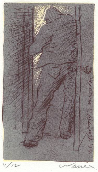 Original Figurative Men Printmaking by Warren Criswell