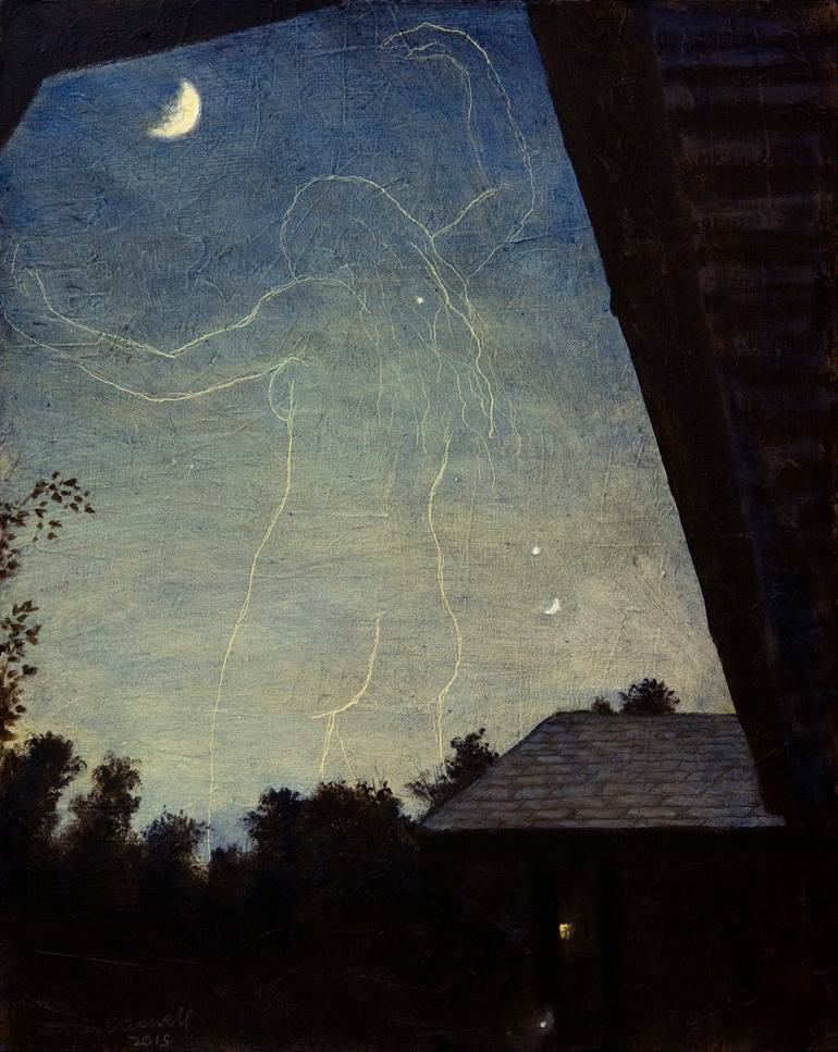 Original Figurative Landscape Printmaking by Warren Criswell
