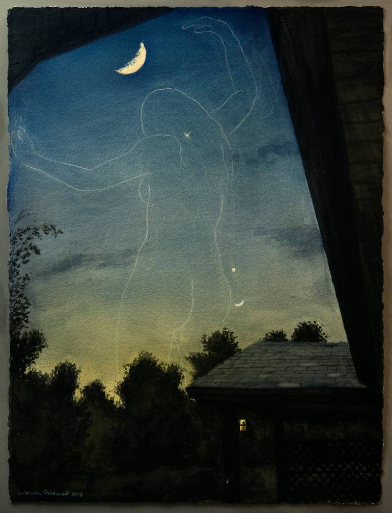 Original Figurative Landscape Printmaking by Warren Criswell