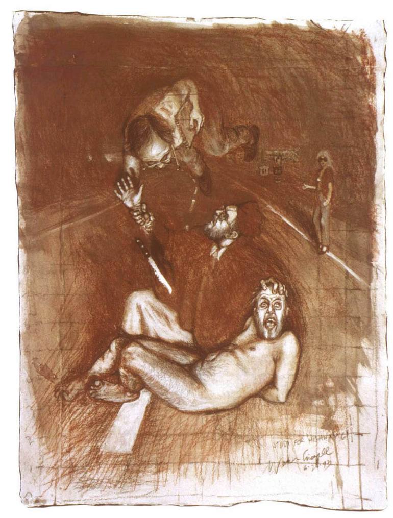 Original Figurative Body Drawing by Warren Criswell