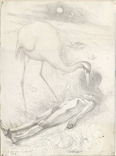 Original Figurative Fantasy Drawings by Warren Criswell