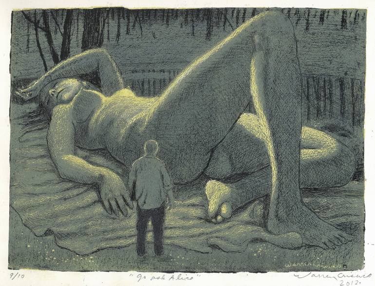 Original Figurative Fantasy Painting by Warren Criswell
