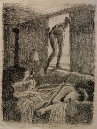 Original Figurative Nude Printmaking by Warren Criswell