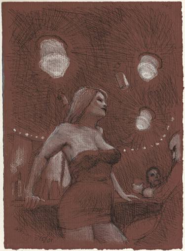 Original Figurative Erotic Drawings by Warren Criswell