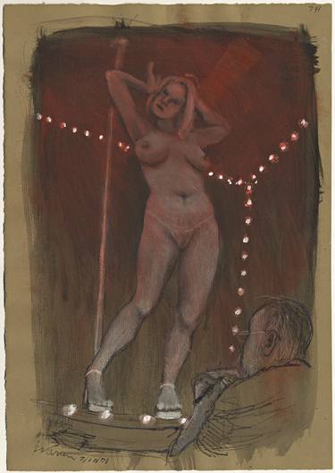 Original Figurative Erotic Drawings by Warren Criswell