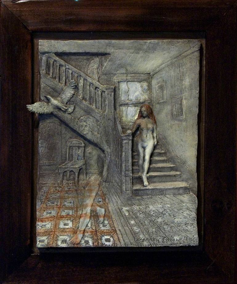 Original Figurative Time Painting by Warren Criswell