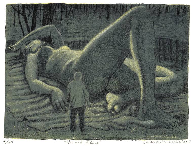 Original Figurative Fantasy Painting by Warren Criswell