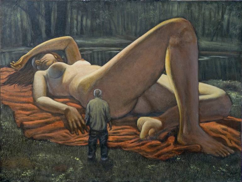 Original Figurative Fantasy Painting by Warren Criswell